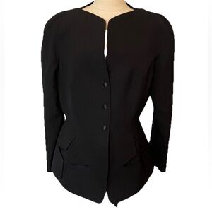 Thierry Mugler Black Blazer Size 42
